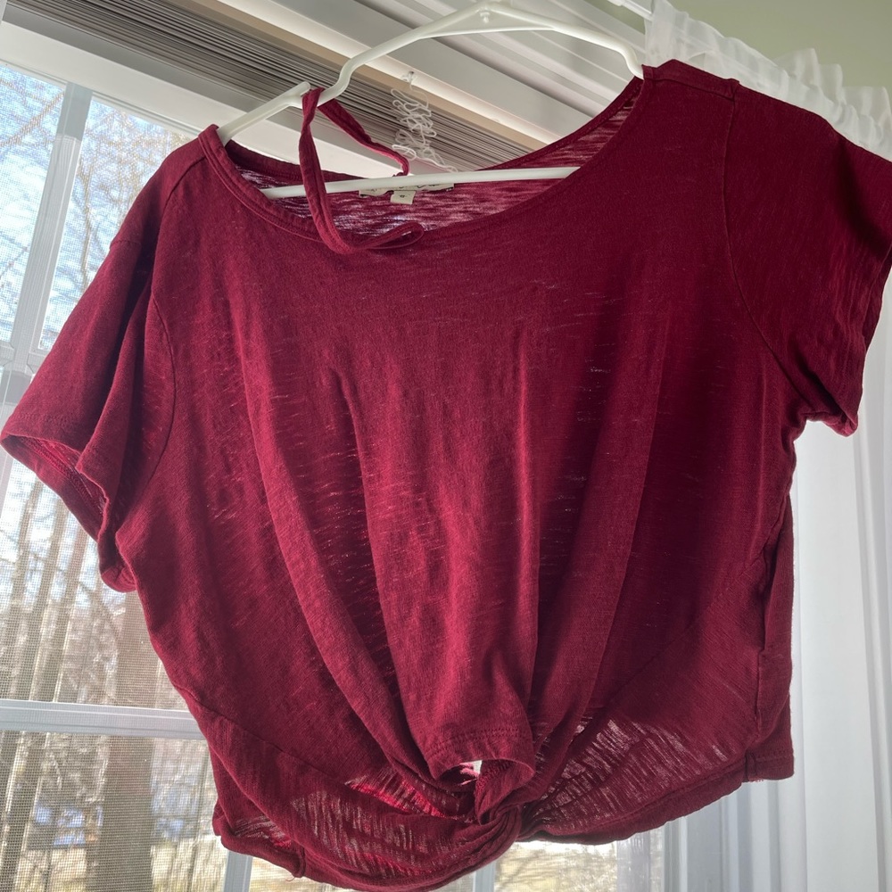 Express one eleven top strap detail T-shirt